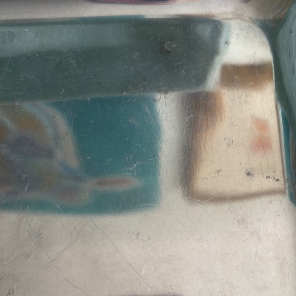 Pottery Barn Barona Pewter Dishes Made in India (2) - Picture 5 of 8